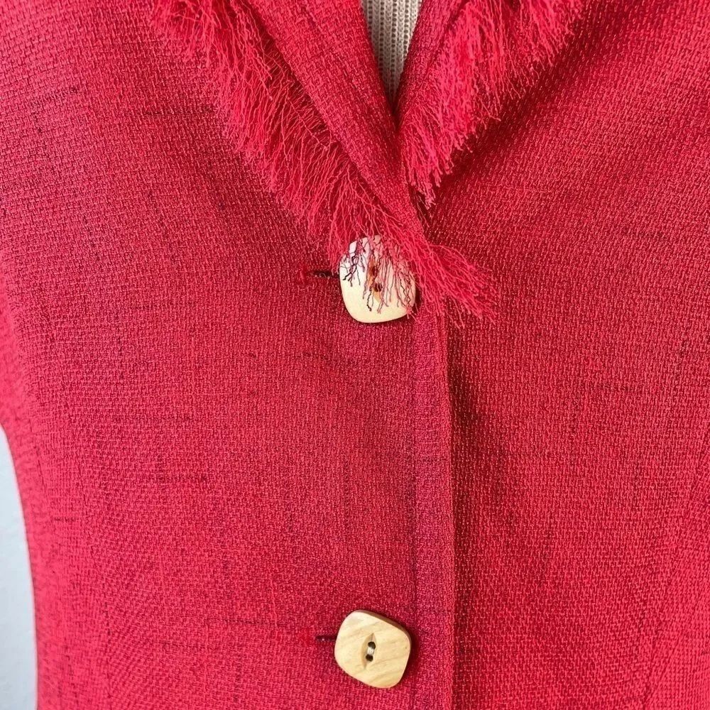 NWT Sag Harbor Red Matching Dress Jacket & Slacks - Picture 3 of 14